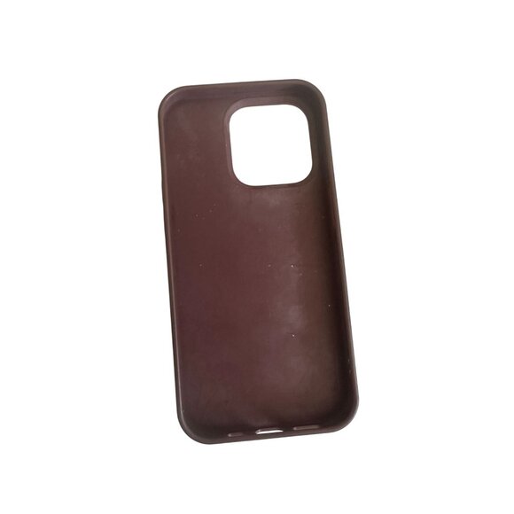 iPhone 14 Pro Burnt Red Phone Case w/ Metallic Red Phone Grip - Picture 2 of 2